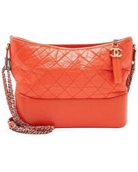 CHANEL - Aged Calfskin Gabrielle Medium Hobo (Authentic Pre-Loved) - Lyst