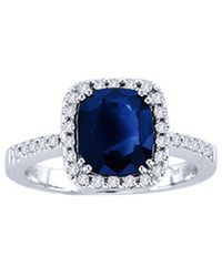 LEVARON - 14K 2.75 Ct. Tw. Diamond & Sapphire Ring - Lyst