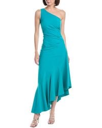 Eliza J - One Shoulder Solid Maxi Dress - Lyst