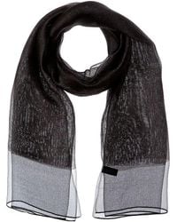 Saachi - Solid Glitz Silk Scarf - Lyst