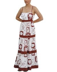 DELI S - Printed Maxi Dress - Lyst