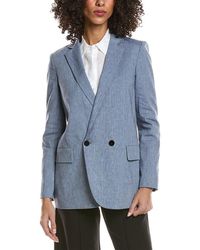 Theory - Boyfriend Linen-Blend Jacket - Lyst