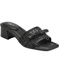 Rockport - Clarice 2 Raffia & Leather Sandal - Lyst
