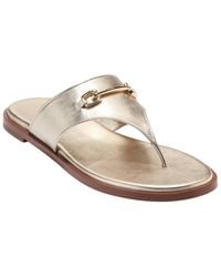 Cole Haan - Flynn Leather Thong Sandal - Lyst