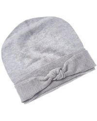 Brodie Cashmere - Bow Tie Cashmere Hat - Lyst