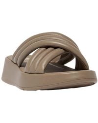 Fitflop - F-mode Leather Sandal - Lyst