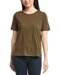 Eileen Fisher - Round Neck T-Shirt - Lyst