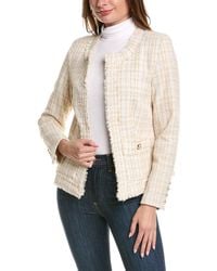 Nanette Lepore - Plaid Tweed Jacket - Lyst