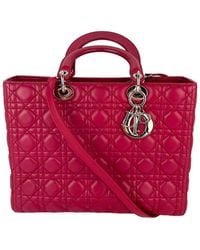 Dior - Leather Cannage Large Lady Shoulder Bag (Authentic Pre-Loved) - Lyst