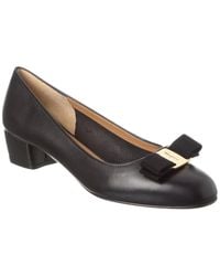 Ferragamo - Vara Leather Pump - Lyst