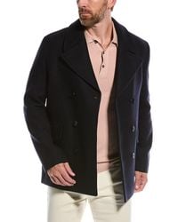 Ted Baker - Flasby Wool-blend Peacoat - Lyst
