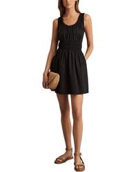 Reiss - Abi Craft Ruched Woven Dress - Lyst