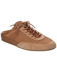 Jimmy Choo - Sunny/F Mesh & Suede Mule Sneaker - Lyst