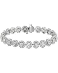 Lab Grown Diamonds - 14K 11.00 Ct. Tw. Lab-Grown Diamond Fashion Bracelet - Lyst