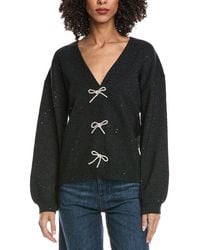 Fate - Mixed Media Cardigan - Lyst
