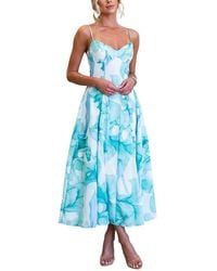 LEON GORI - Sleeveless Maxi Dress - Lyst