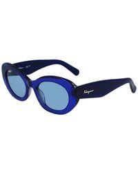 Ferragamo - 74148 53Mm Sunglasses - Lyst