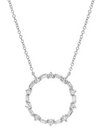 H.J. Namdar - 14K 0.54 Ct. Tw. Diamond Circle Necklace - Lyst