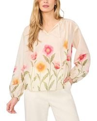 Ted Baker - Rochelle Linen-Blend Top - Lyst