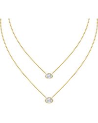 Lab Grown Diamonds - 18K Over 2.66 Ct. Tw. Lab-Grown Diamond Necklace - Lyst