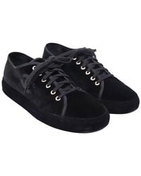 CHANEL - Leather Interlocking Cc Logo Sneaker (Authentic Pre-Loved) - Lyst