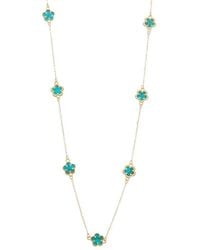 Juvell - 18K Plated Clover Necklace - Lyst