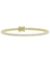 Lab Grown Diamonds - 14K 1.50 Ct. Tw. Lab-Grown Diamond Tennis Bracelet - Lyst