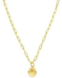 HAWLEY ST - 14K Nautical Necklace - Lyst