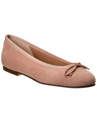 French Sole - Emerald Suede Flat - Lyst