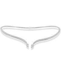Sabrina Designs - 14K 2.22 Ct. Tw. Diamond Open Choker Wrap Necklace - Lyst