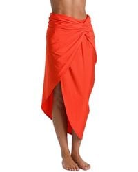 Sunshine 79 - Sunshine Solids Midi Skirt - Lyst