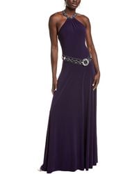 Issue New York - Embellished Halter Gown - Lyst