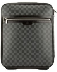 Louis Vuitton Damier Graphite Canvas Pegase 45 Rolling Suitcase - Gray