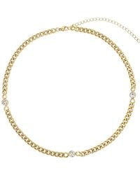 Adornia - 18K Plated Stainless Steel Necklace - Lyst