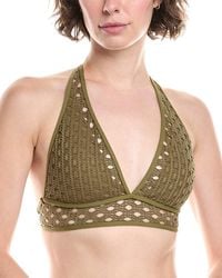 Carmen Marc Valvo - Crochet Bra Bikini Top - Lyst
