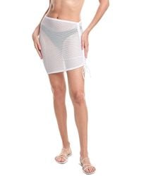 Sea Level - Surf Mesh Drawstring Mesh Mini Skirt - Lyst
