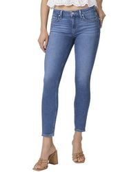 PAIGE - Verdugo Mid Rise Ultra Skinny Ankle Jean - Lyst