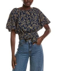 tyler boe - Hannah Print Knit Top - Lyst