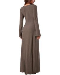 XIRELLI - Solid Maxi Dress - Lyst
