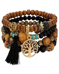 jean claude - Stainless Steel 4Pc Bracelet Set - Lyst