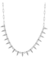 Sphera Milano - Plated Cz Necklace - Lyst