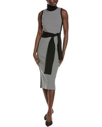 Toccin - Peggy Turtleneck Tie-Front Sweaterdress - Lyst
