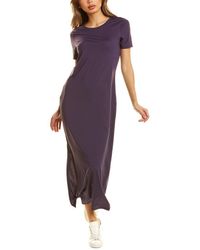 Theory Cherryal Travel Jersey Maxi Dress - Purple
