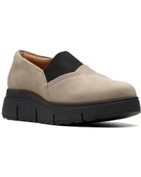 Clarks - Loriini West Leather Flat - Lyst