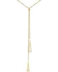 Italian Gold - 14K Mother Of Pearl Lariat Necklace - Lyst