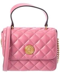 Versace - Medusa Leather Shoulder Bag - Lyst