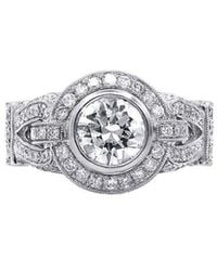 Diana M. Jewels - Fine Jewelry 18K 2.58 Ct. Tw. Diamond Half-Set Ring - Lyst