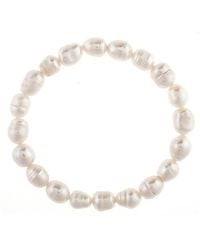 Rivka Friedman - 18k Plated Pearl Bracelet - Lyst