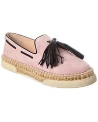Tod's - Tassel Suede Espadrille - Lyst