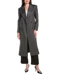 Sandro - Wool-Blend Coat - Lyst